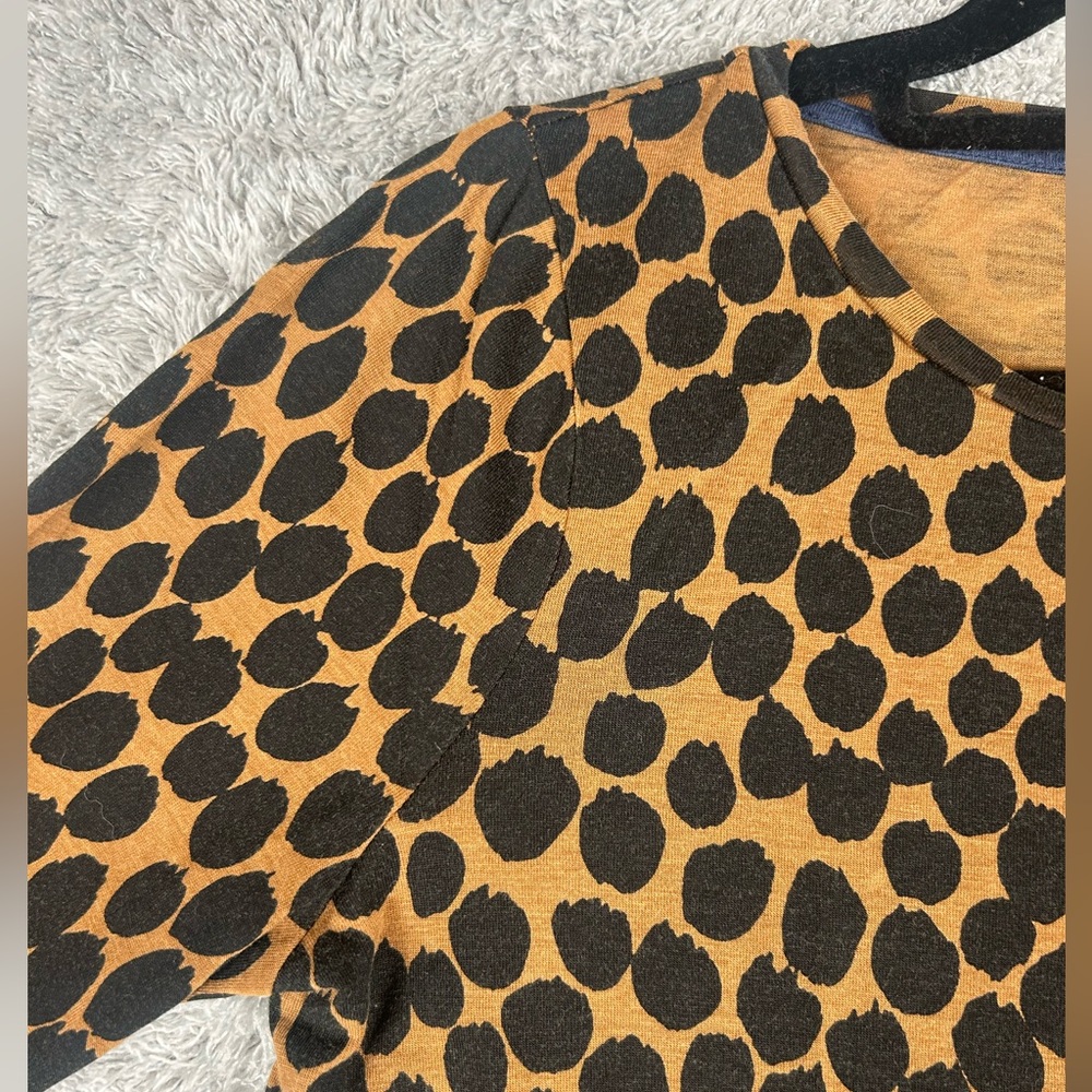 Nice!! Boden Long Sleeve Animal Print Top Women’s Size 6 - Picture 10 of 16
